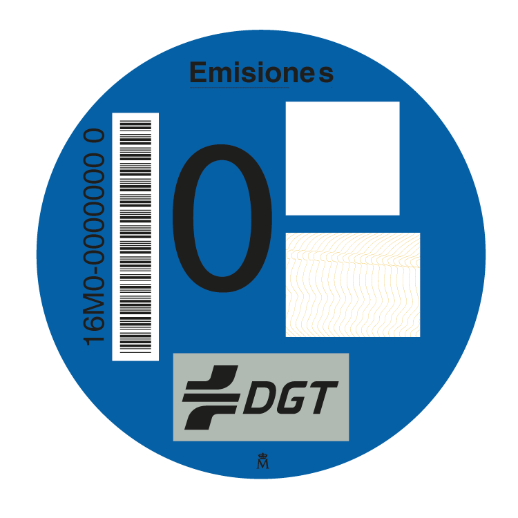 Etiqueta Ambiental 0 Azul