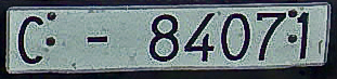 Matrículas españolas antiguas sin letra